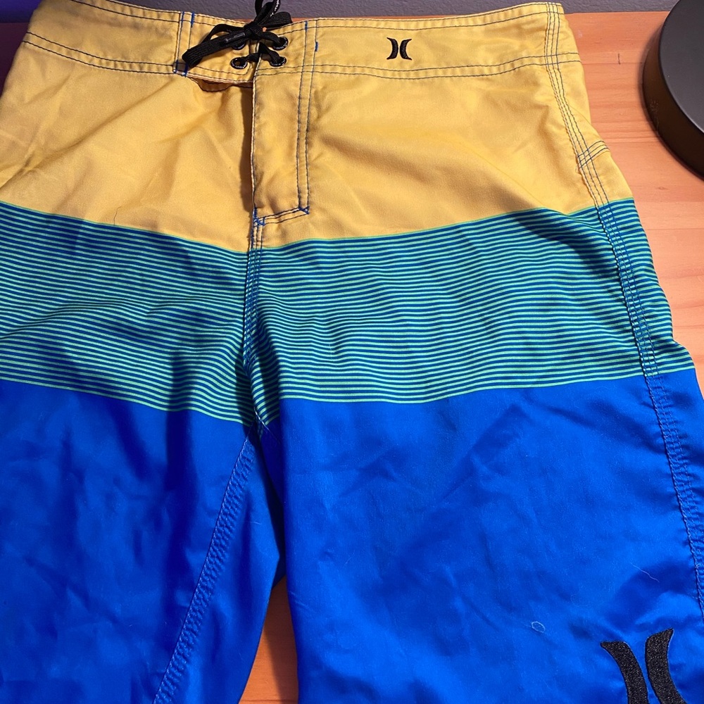 Hurley Multi-Color Bathing Suit Size 16